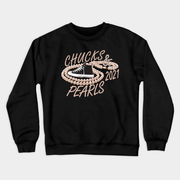 Chucks And Pearls 2021 Crewneck Sweatshirt by ZenCloak